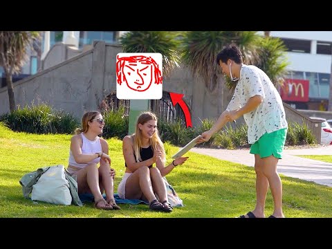 Видео: «Я нарисую тебе портрет» — забавный розыгрыш.