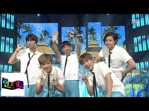 Видео: [Biwon Eipo (B1A4)] Стакан воды @ Популярная песня Inkigayo 140817