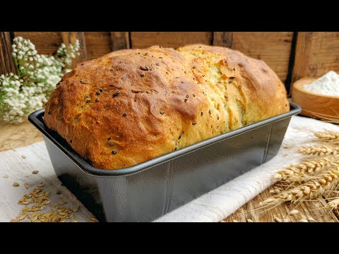 Видео: Мы больше не покупаем хлеб! Только 3 ингредиента! Самый популярный хлеб этим летом!