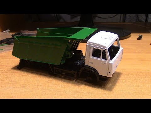 Видео: Сборка модели Камаз 65115 AVD models