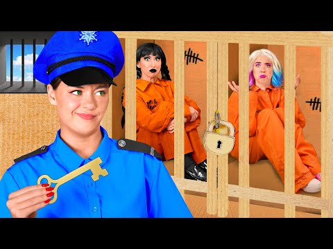 Видео: Побег из Картонной Тюрьмы с Уэнсдей Аддамс от Crazy DO