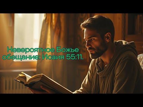 Видео: Невероятное Божье обещание Исаия 55 11