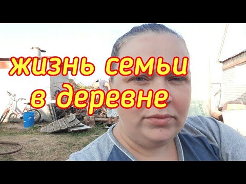 Видео: будни семьи в деревне. влог