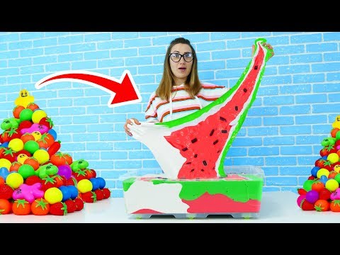 Видео: ИЗМЕНЯЮ ГИГАНТСКИЙ СЛАЙМ из 100 АНТИСТРЕССОВ 😲 ПОДПИСЧИКИ УПРАВЛЯЮТ МОИМ СЛАЙМОМ