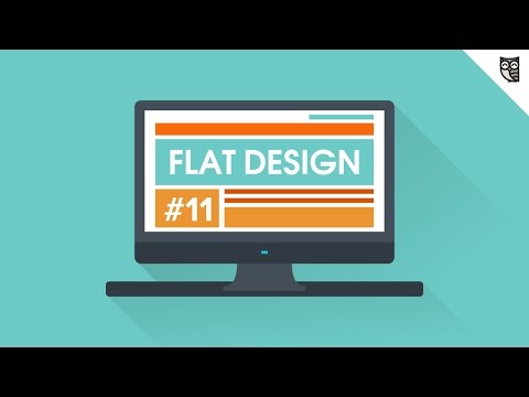 Видео: Flat Design - #11 - User - мужчина в очках