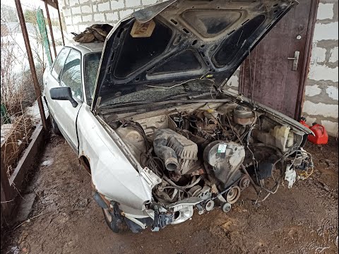 Видео: AUDI 80. Чистка заляпанного салона и обслуживание мотора.