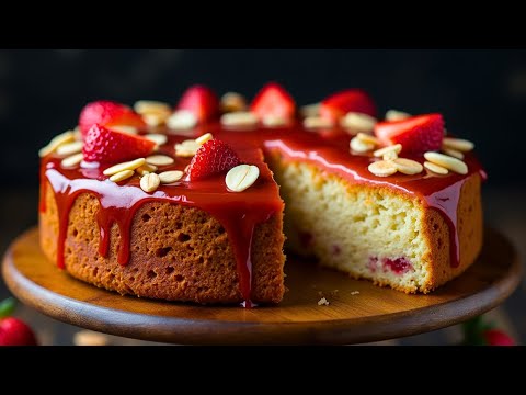 Видео: Клубничный торт за 10 минут – Итальянская летняя мечта для дома! 🍓 [Рецепт]