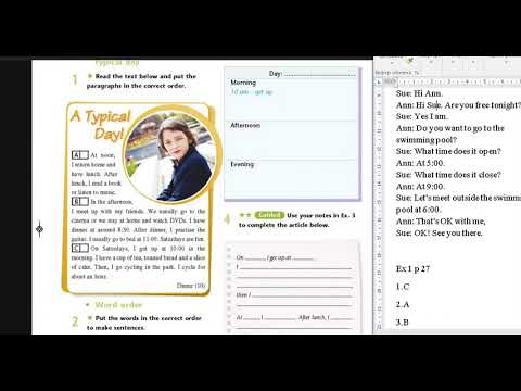 Видео: Рабочая тетрадь Excel 5, стр. 26–27 / Рабочая тетрадь Excel 5 для 5 класса, 26–27 страниц