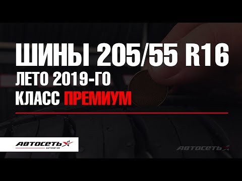 Видео: Большой обзор шин 205/55 R16 – лето 2019-го. Класс премиум