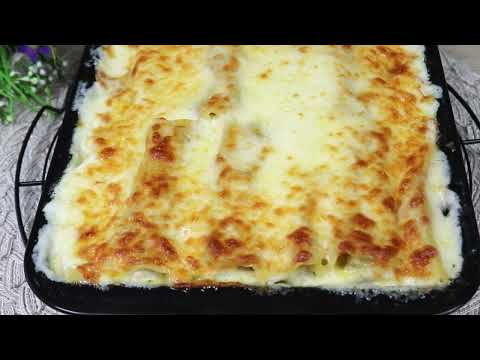Видео: Cannelloni с фаршем в сливочном соусе. Я в восторге от этого блюда.