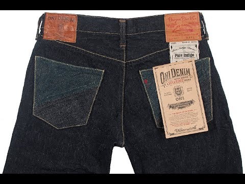 Видео: Oni Denim x Burgus Plus ONI-850 15.5oz Natural Indigo - одни из самых необычных джинсов