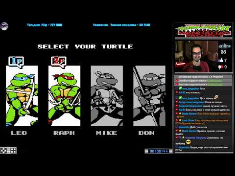 Видео: TMNT 3 прохождение [ Hardcore Spa Edition ] Coop Flip Игра на (Dendy, Nes, 8 bit) Стрим RUS