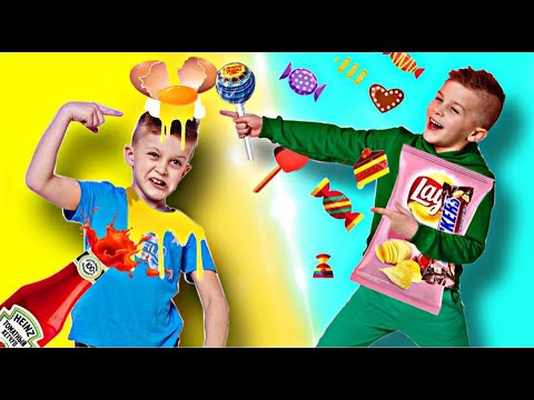 Видео: SUPER ЧЕЛЛЕНДЖ - СЛАДОСТЬ VS ГАДОСТЬ /// KiFill boys 13+