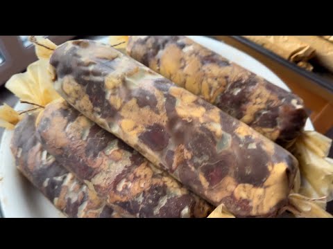 Видео: Жылқы етінен шұжық дайындаймыз. Шұжық жасалу жолы. Домашняя колбаса из конины.