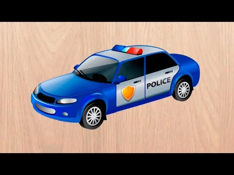 Видео: Машинки мультики Полицейская машинка. Скорая помощь и другие машинки. Мультик пазл.