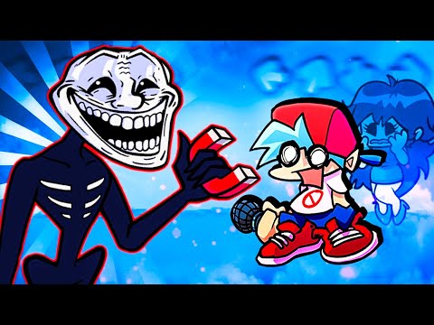 Видео: Босс Троллфейс против Бойфренда во Friday Night Funkin VS Trollge Physics FULL WEEK