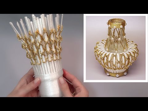 Видео: DIY😍Я уверена: любая стеклянная бутылка может превратиться в эффектную вазу