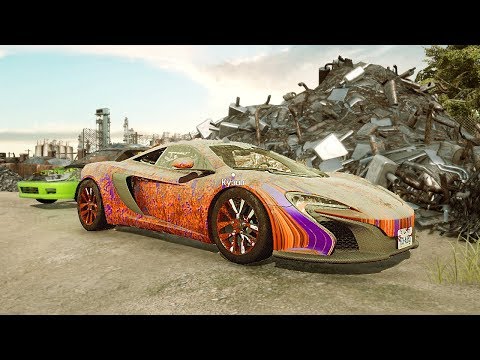 Видео: Car Mechanic Simulator 2018 - КУПИЛ РАЗБИТЫЙ McLaren 650S В ДУБАЕ НА СВАЛКЕ!