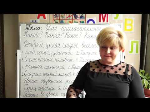 Видео: Имя прилагательное.