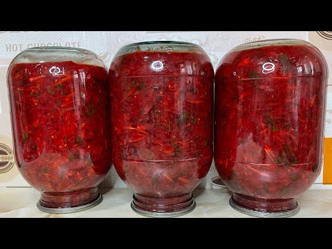 Видео: САЛАТ СО СВЕКЛОЙ.БОРЩ НА ЗИМУ.ҚЫЗЫЛША ҚОСЫЛҒАН ҚЫСҚЫ САЛАТ.КАЗАКША РЕЦЕПТ.