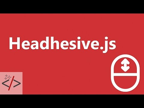 Видео: Фиксированное меню (шапка) при прокрутке