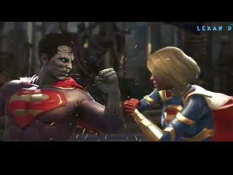 Видео: Injustice 2 - Бизарро против Супергёрл - Intros & Clashes (rus)