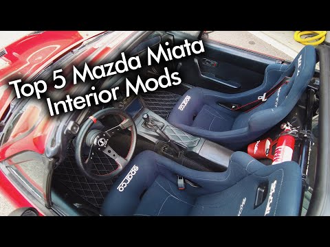 Видео: 5 лучших модификаций интерьера для Mazda MX5 Miata