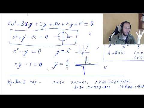 Видео: 5.1 Кривые второго порядка