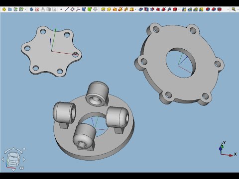 Видео: FreeCAD.#7. Круговой массив