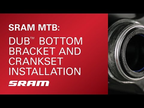 Видео: SRAM MTB: Установка каретки и шатунов DUB™
