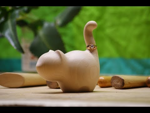 Видео: Резьба по дереву. Кот (краткий процесс)