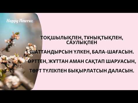 Видео: "Жаңа жыл құтты болсын!" С.Дөнентаев