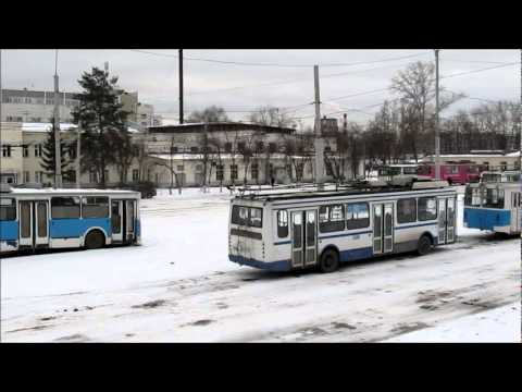 Видео: Троллейбусы 2-го депо (4) Зима.