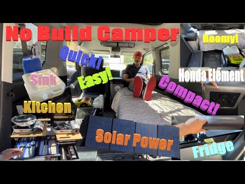 Видео: Honda Element SUV Tour — простой, быстрый, компактный, не требует сборки. Простое размещение для ...