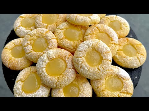 Видео: Нежное лимонное печенье 🍋, которое тает во рту 🤤