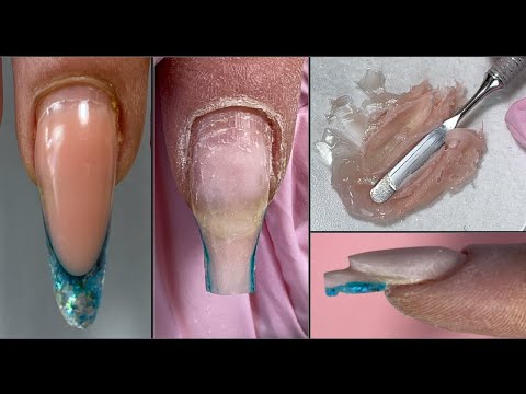 Видео: Как сделать камуфляж с блёстками для ногтей.