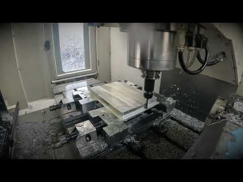 Видео: Обработка алюминиевого сегмента на станке Z-Mat Power V6