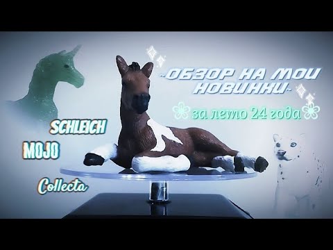 Видео: ~SCHLEICH, EXKLUSIV, MOJO, COLLECTA!•||•Обзор на мои новинки за лето 24 года~