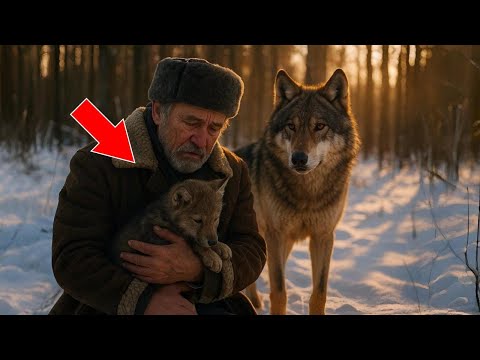 Видео: Мужчина спас волчонка, и то, что сделала волчица, повергло его в шок!
