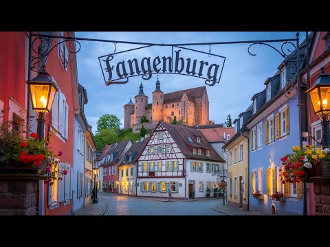 Видео: Лангенбург, Германия 🇩🇪 | Пешая экскурсия & Удивительные кадры с дрона замка и старого города 4K