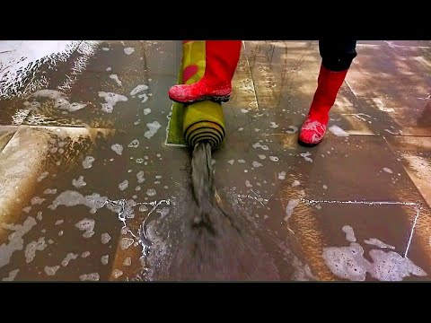 Видео: Затопленный / Невероятно грязный чистка ковра удовлетворительная чистка ковра