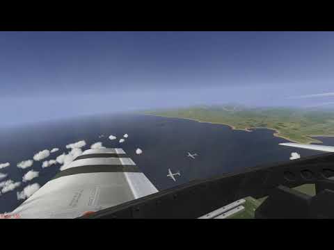 Видео: Ил-2 Штурмовик. Прохождение миссии Защита Суперкрепостей (P-51)