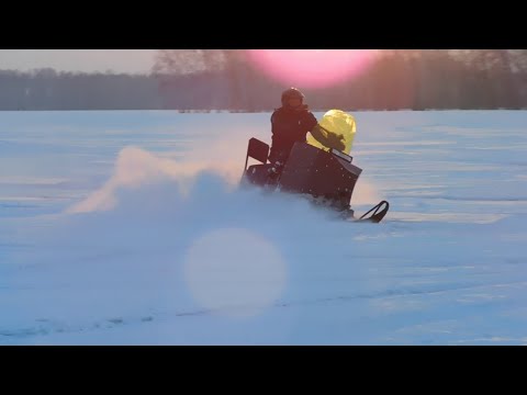 Видео: НеСнегоход: 70 км/ч с 20 л.с. Часть 5.