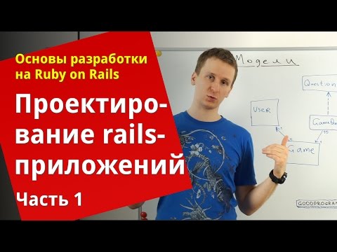 Видео: [Уроки Ruby on Rails] Проектирование rails-приложений, «КХСМ»  (1/2)