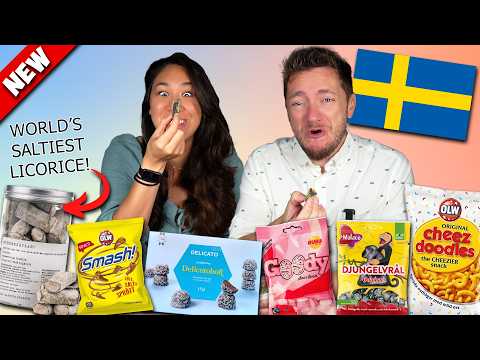 Видео: 🇸🇪 Немцы и американцы! Попробуйте ШВЕДСКИЕ КОНФЕТЫ И ЗАКУСКИ 🇸🇪 ВПЕРВЫЕ! (Самая солёная лакрица!)