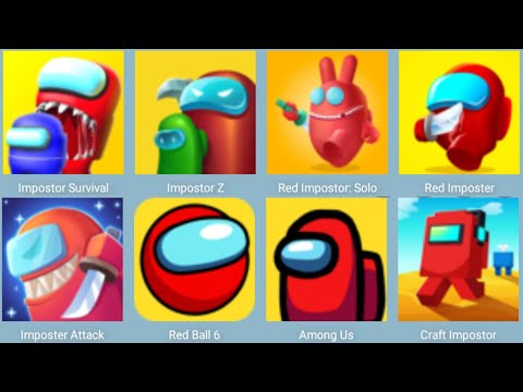 Видео: Among Us,Impostor Survival,Red Imposter,Red Ball 6,Craft Imposter,Амонг Ас Gameplay (Android,iOS)