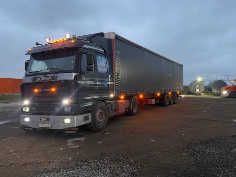 Видео: Рейс 8400км расход топлива 29 литров, на Scania 143v8 500 л.с 1990 года.