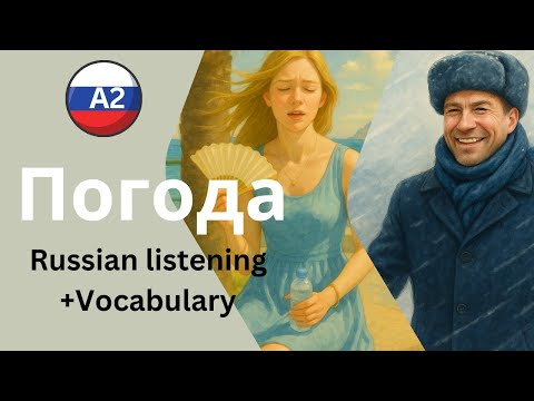 Видео: 🎥 Summer in Yalta & Winter in Murmansk – Russian Texts for A2 Learners / Погода. Лето и зима.