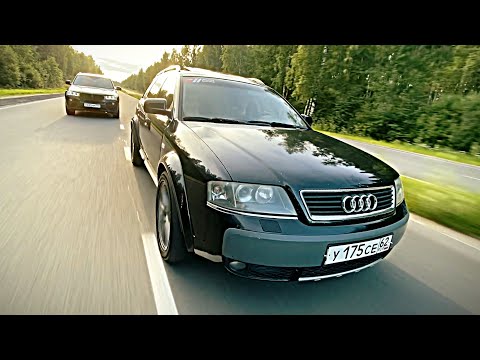 Видео: Audi A6 2.7 BiTurbo Quattro 300hp VS BMW X3 249hp (BMW Х3 330hp чип)
