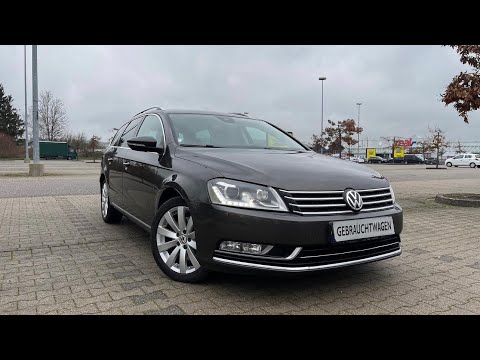 Видео: Осмотр Volkswagen Passat B7 Highline, на коже и с двигателем на 170 Л.С из Германии